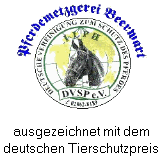 Ausgezeichnet mit dem deutschen Tierschutzpreis
